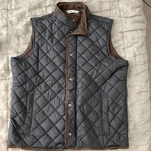Peter Millar Quilted Vest, Black